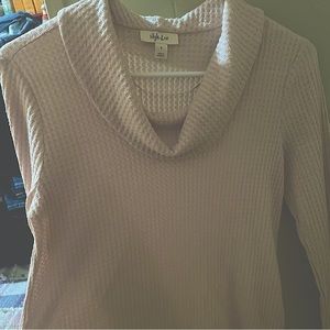 Style & Co size small thermal/ waffle sweater